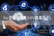 hiv是什么病毒(HIV病毒简介)