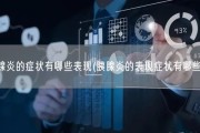 胰腺炎的症状有哪些表现(胰腺炎的表现症状有哪些？)