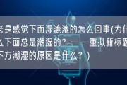 老是感觉下面湿漉漉的怎么回事(为什么下面总是潮湿的？——重拟新标题：下方潮湿的原因是什么？)