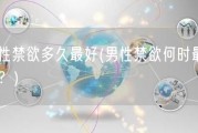男性禁欲多久最好(男性禁欲何时最合适？)
