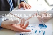 五分钟后会怎么样(五分钟后将会出现什么变化？ 不足50字)