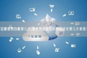 新冠最难熬的是第几天(最难熬的新冠时期症状在第几天表现？)