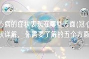 冠心病的症状表现在哪些方面(冠心病症状详解，你需要了解的五个方面！)