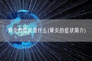 肾炎的症状是什么(肾炎的症状简介)