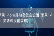 苹果14pro灵动岛怎么设置(苹果14 Pro 灵动岛设置攻略)