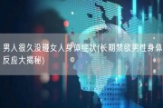 男人很久没碰女人身体症状(长期禁欲男性身体反应大揭秘)