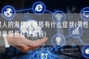 男人的海绵体受损有什么症状(男性海绵体损伤症状解析)